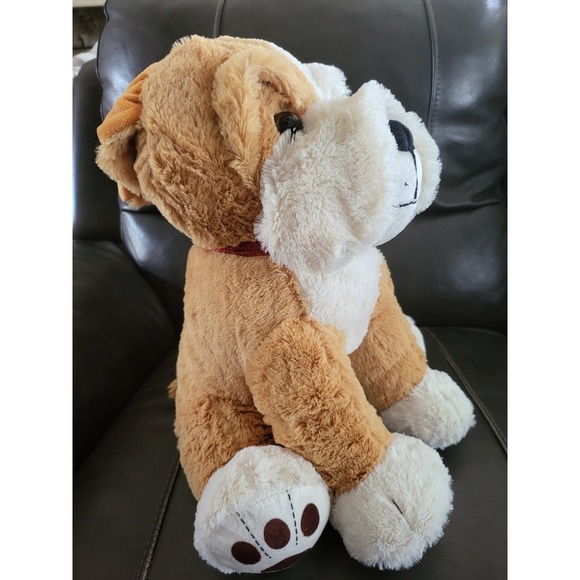 Bulldog Plush Stuffed Animal Puppy Dog Toy Cute Kids Decor Soft - Picture 6 of 9